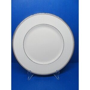 Minton Bridal Veil 10 1/2" Beige With Gold Trim Dinner Plate VGC
